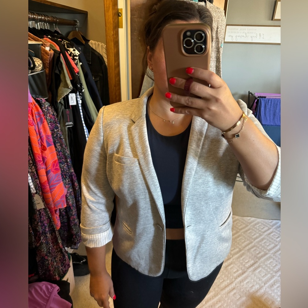 The Limited Gray Blazer